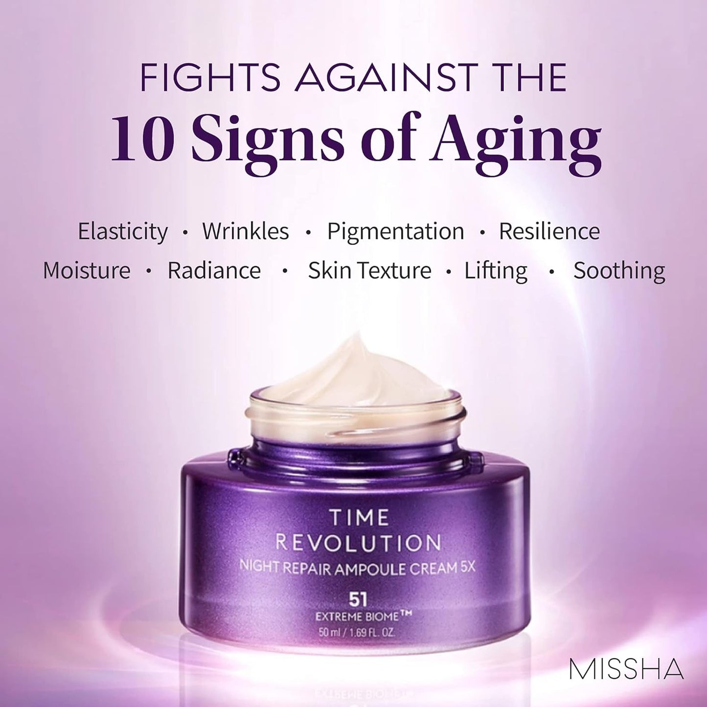 MISSHA) TIME REVOLUTION NIGHT AMPOULE CREAM