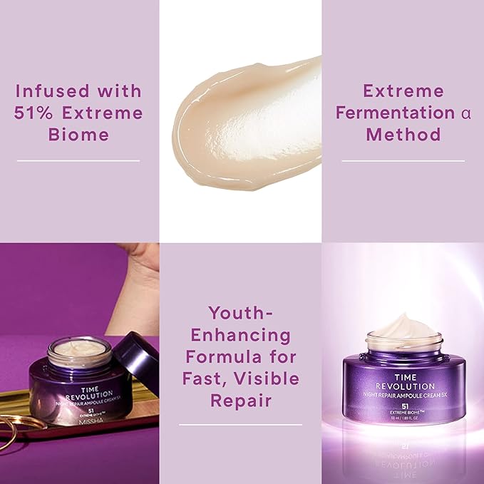 MISSHA) TIME REVOLUTION NIGHT AMPOULE CREAM