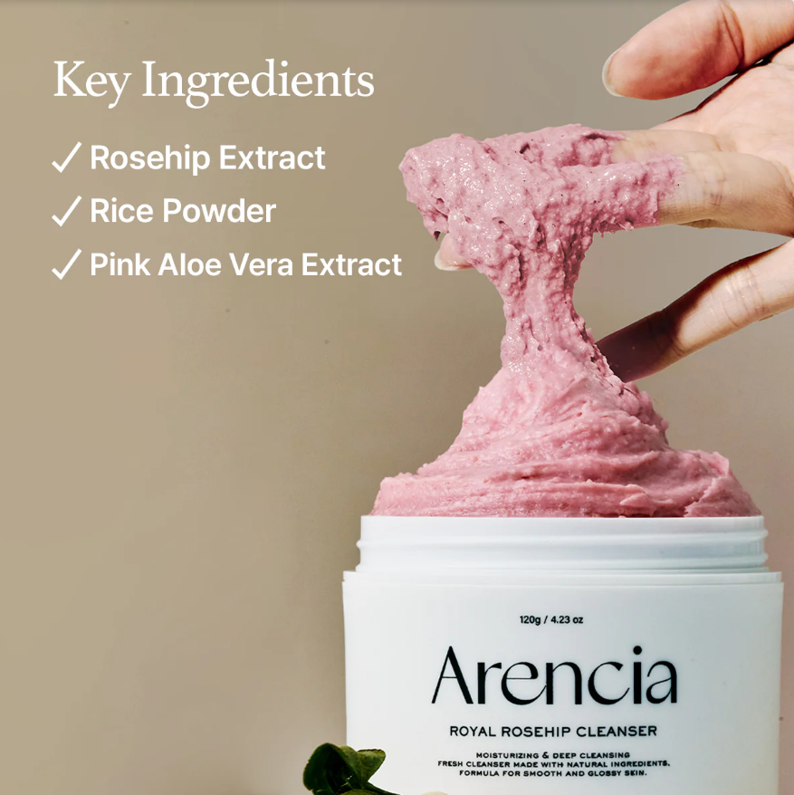 Arencia Fresh Royal Rosehip Rice Mochi Cleanser
