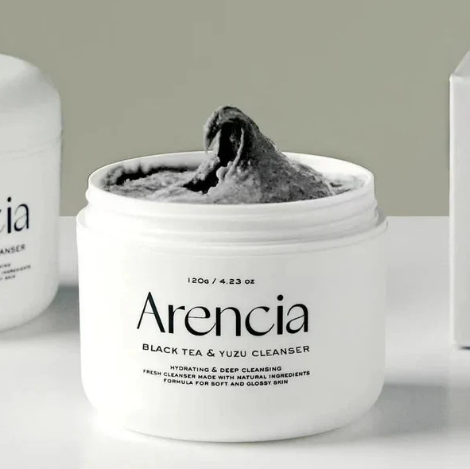 Arencia Black Tea Rice Mochi Cleanser 120g