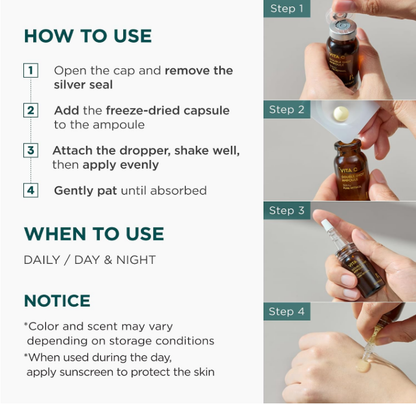 BONCEPT Vita-C Capsule Double Shot Ampoule Kit
