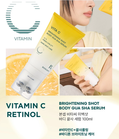 BONCEPT Vita C Brightening Shot Body Gua Sha Serum