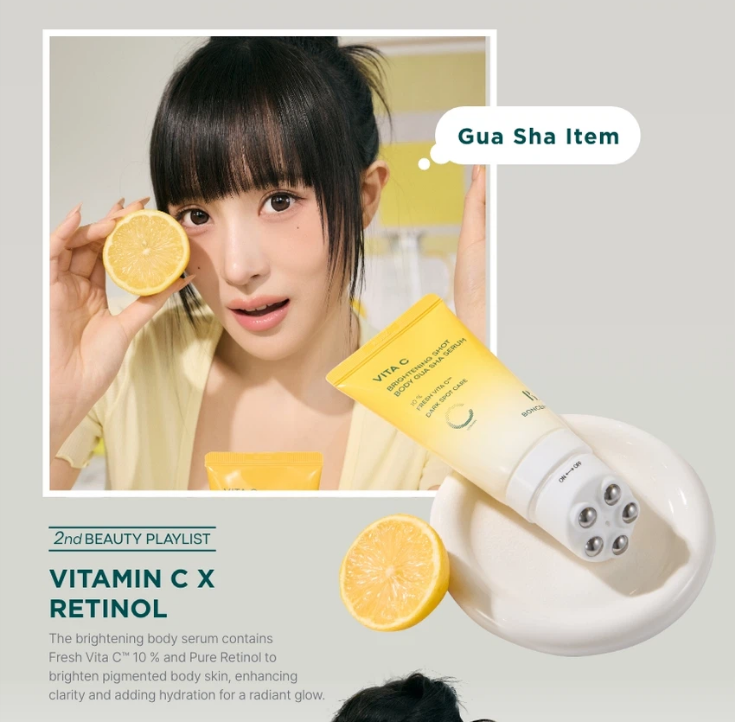 BONCEPT Vita C Brightening Shot Body Gua Sha Serum