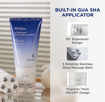 BONCEPT Retinol Lifting Shot Body Gua Sha Serum