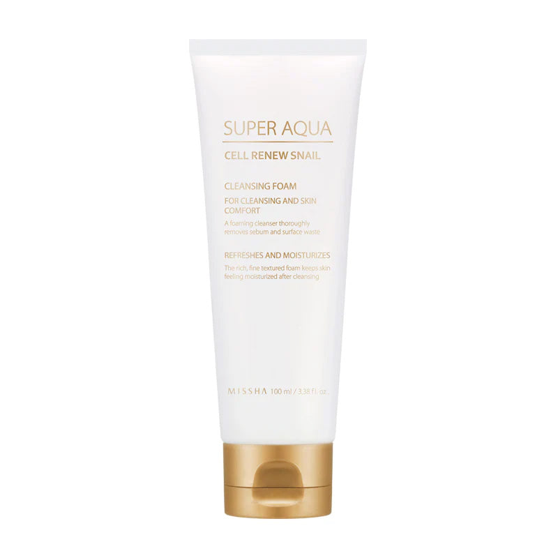 MISSHA) SUPER AQUA SNAIL CLEANSING FOAM