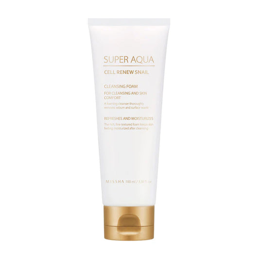 MISSHA) SUPER AQUA SNAIL CLEANSING FOAM