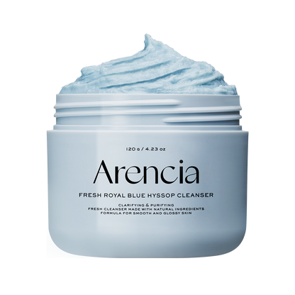 Arencia Royal Blue Hyssop Rice Mochi Cleanser