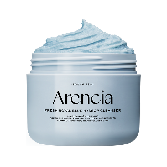 Arencia Royal Blue Hyssop Rice Mochi Cleanser